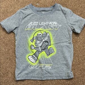 Buzz Lightyear Gray Kids T-Shirt